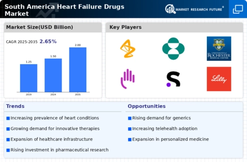 South America Heart Failure Drugs Market Infographic