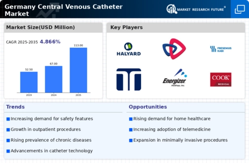 Germany Central Venous Catheter Market Infographic