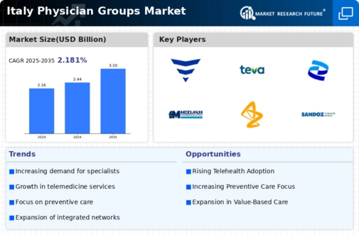 Italy Physician Groups Market Infographic