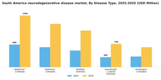 South America Neurodegenerative Disease Market Segment Image 1