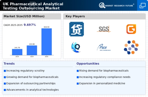 UK Pharmaceutical Analytical Testing Outsourcing Market Infographic