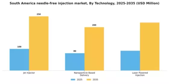 South America Needle Free Injection Market Segment Image 3