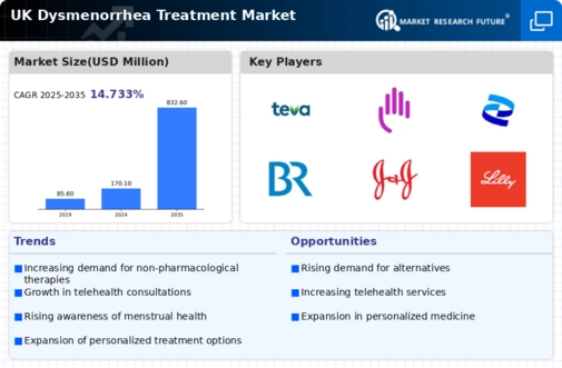 UK Dysmenorrhea Treatment Market Infographic