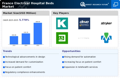 France Electrical Hospital Beds Market Infographic