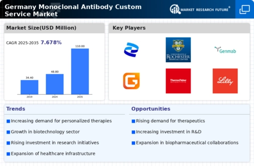 Germany Monoclonal Antibody Custom Service Market Infographic