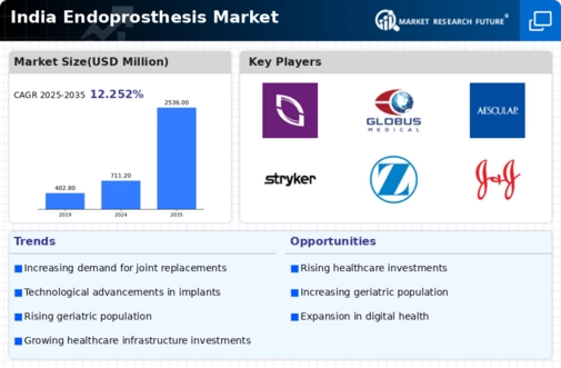 India Endoprosthesis Market Infographic