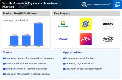 South America Dyslexia Treatment Market Infographic