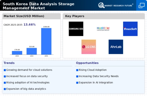 South Korea Data Analysis Storage Management Market Infographic