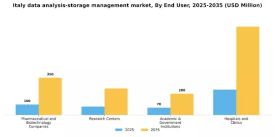 Italy Data Analysis Storage Management Market Segment Image 1