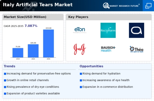 Italy Artificial Tears Market Infographic