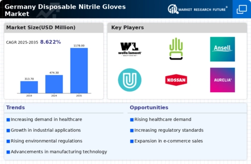 Germany Disposable Nitrile Gloves Market Infographic