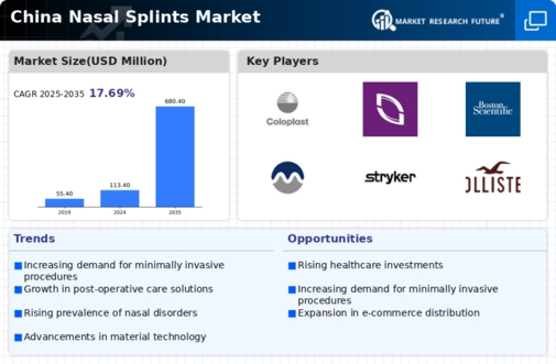 China Nasal Splints Market Infographic