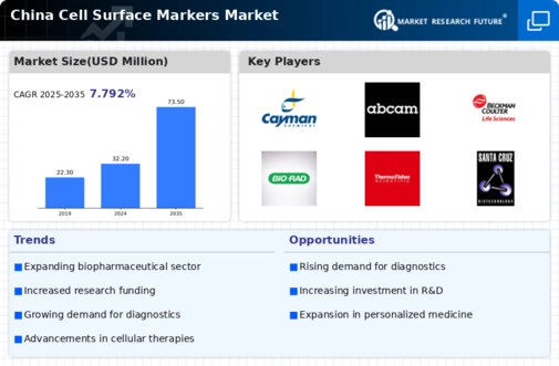 China Cell Surface Markers Market Infographic