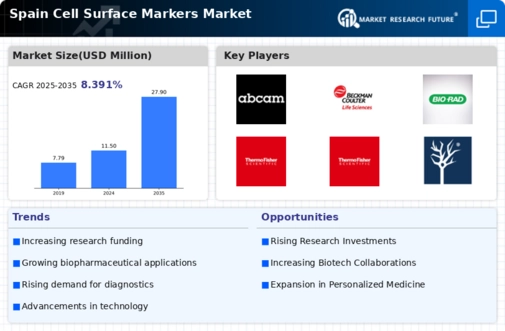 Spain Cell Surface Markers Market Infographic