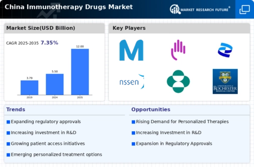 China Immunotherapy Drugs Market Infographic