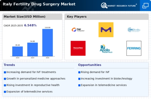 Italy Fertility Drug Surgery Market Infographic
