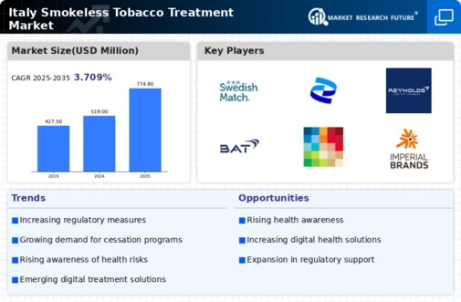 Italy Smokeless Tobacco Treatment Market Infographic