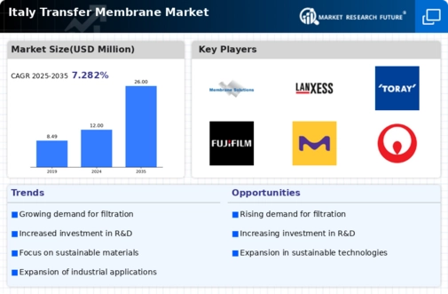 Italy Transfer Membrane Market Infographic