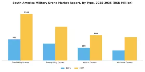 South America Military Drone Market Segment Image 3