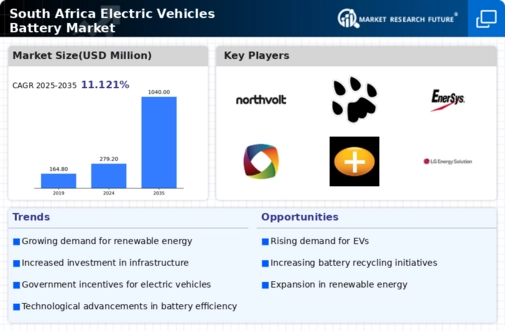 South Africa Electric Vehicles Battery Market Infographic