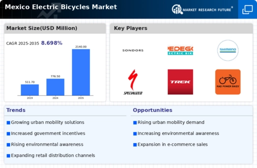 Mexico Electric Bicycles Market Infographic
