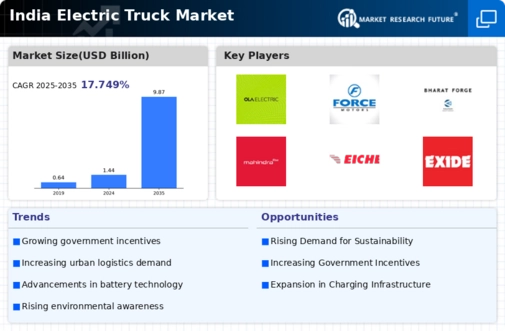 India Electric Truck Market Infographic