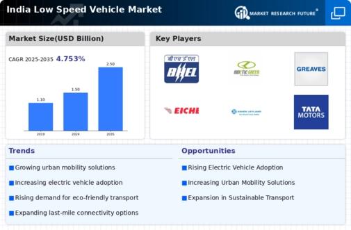 India Low Speed Vehicle Market Infographic