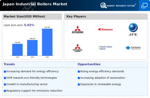 Japan Industrial Boilers Market Infographic