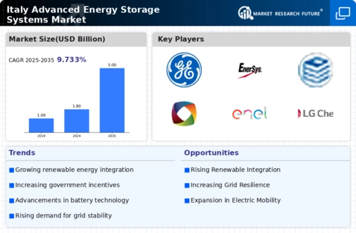 Italy Advanced Energy Storage Systems Market Infographic