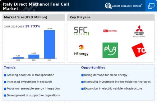 Italy Direct Methanol Fuel Cell Market Infographic