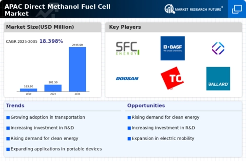 APAC Direct Methanol Fuel Cell Market Infographic
