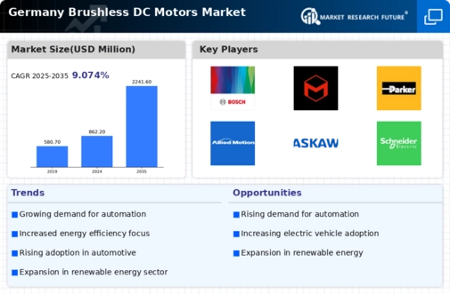 Germany Brushless DC Motors Market Infographic