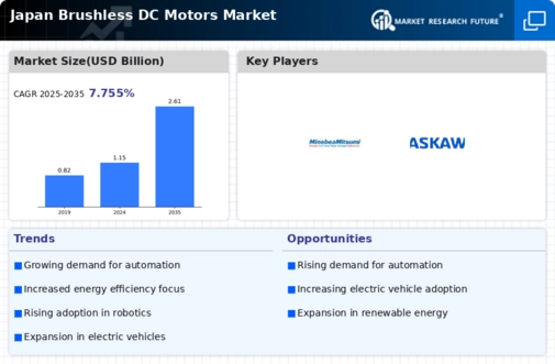 Japan Brushless DC Motors Market Infographic
