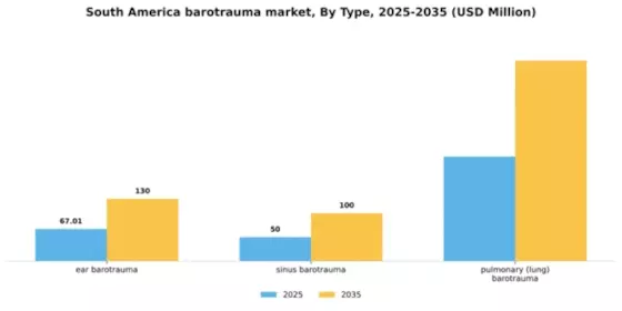 South America Barotrauma Market Segment Image 3