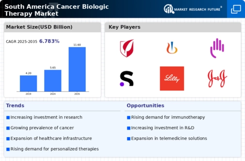 South America Cancer Biologic Therapy Market Infographic