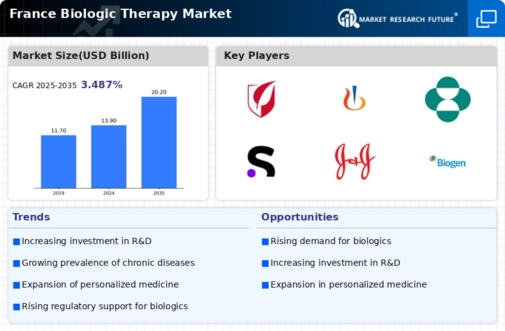 France Biologic Therapy Market Infographic