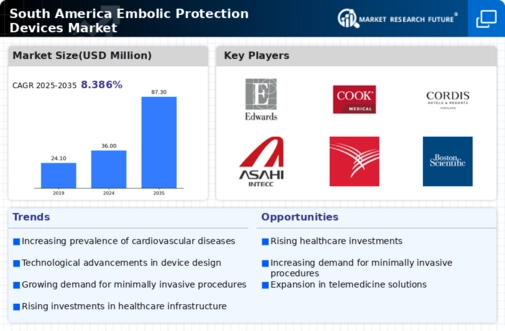 South America Embolic Protection Devices Market Infographic