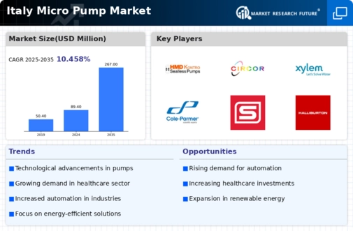 Italy Micro Pump Market Infographic