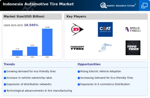 Indonesia Automotive Tire Market Infographic