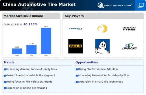 China Automotive Tire Market Infographic