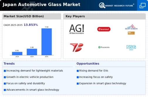 Japan Automotive Glass Market Infographic