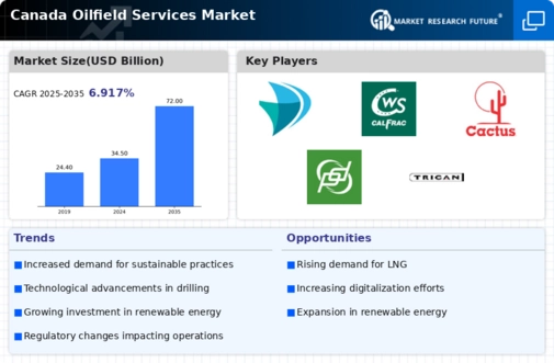 Canada Oilfield Services Market Infographic