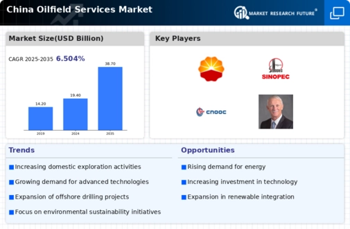 China Oilfield Services Market Infographic