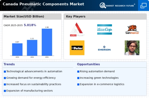 Canada Pneumatic Components Market Infographic
