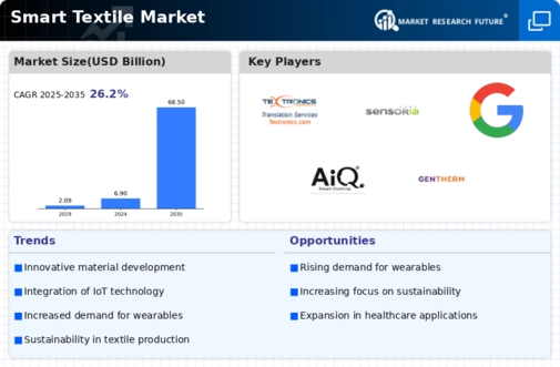 Smart Textile Market Infographic