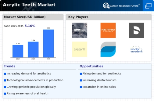 Global Acrylic Teeth Market Infographic