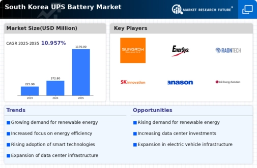 South Korea UPS Battery Market Infographic