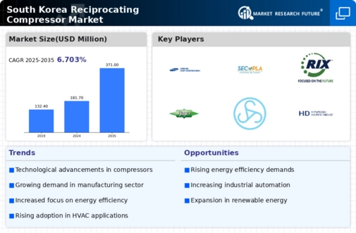 South Korea Reciprocating Compressor Market Infographic