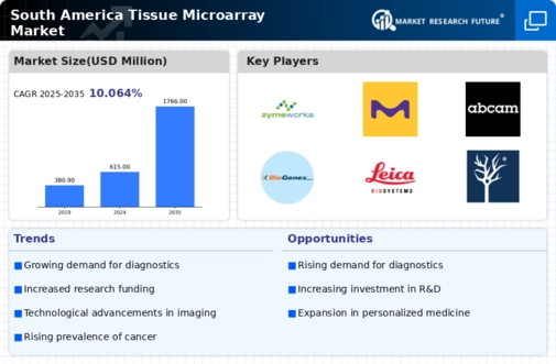South America Tissue Microarray Market Infographic