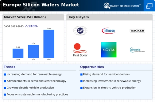 Europe Silicon Wafers Market Infographic
